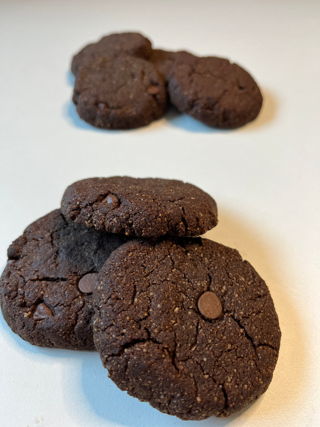 10 Double Chocolate Chip Cookies