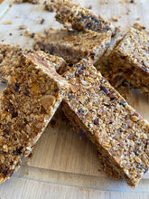 Load image into Gallery viewer, Almond Crunch Bars (Vegan, Dairy Free, No Refined Sugar. Gluten Free option)
