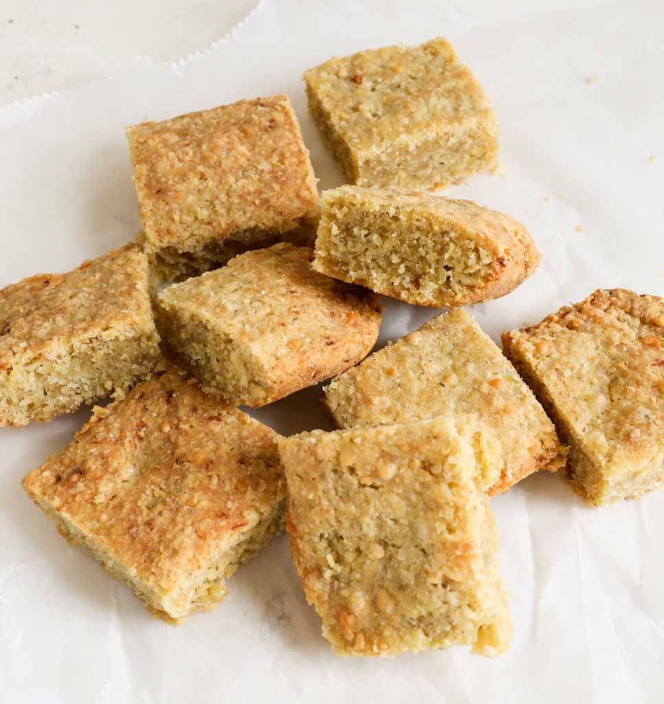Cheesy Flapjacks (No Nuts, No Refined Sugar)