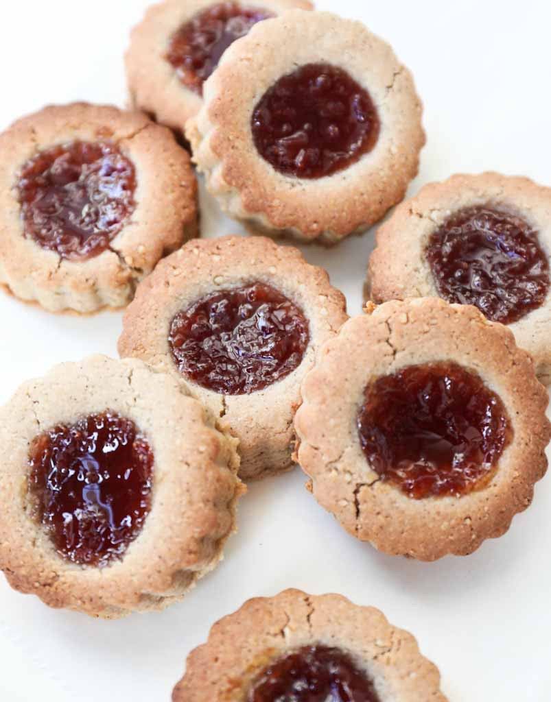 Jam Drops (No Gluten for Wheat Intolerance (not suitable for Coeliacs), Vegan, Dairy Free, No Refined Sugar)